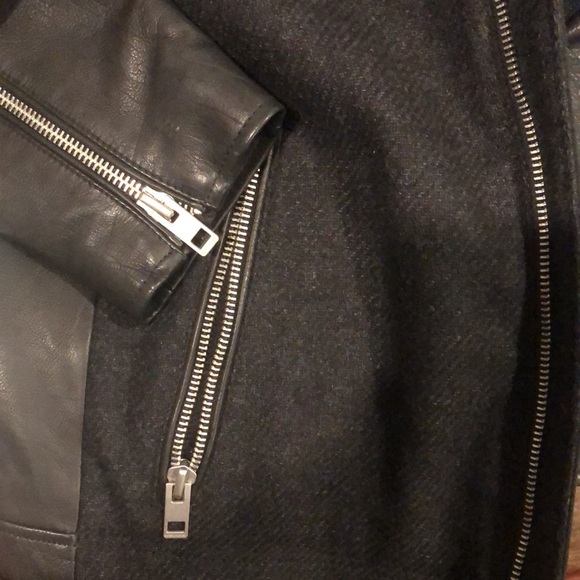 BOSS HUGO BOSS Luxury Leather Full Zip Coat Size 42 - Picture 12 of 16